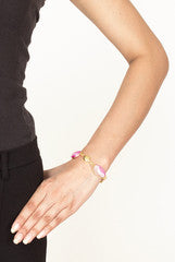 Ode To Earth Pink Marquis Bracelet