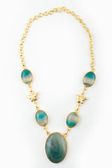 Ode To Earth Green Butterfly Necklace