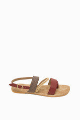 Paio Jac Maroon Flats