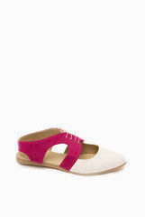 Paio Flo Pink and White Sandal