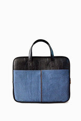 PC Clutches Blue Canvas Laptop Case 13"