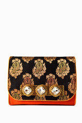 PC Clutches Orange Patch Clutch