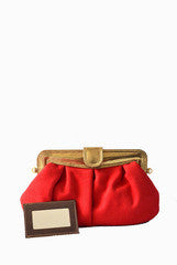 PC Clutches Red Clutch With Mirror