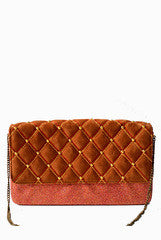 PC Clutches Tan Pink Sling