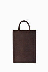 PC Clutches Brown Expandable Laptop Bag