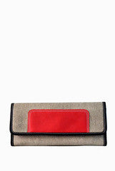 PC Clutches Tri Fold Pink Wallet