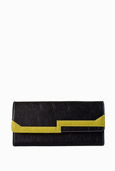 PC Clutches Green Wallet