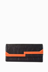 PC Clutches Orange Wallet