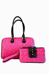 PC Clutches Duffle Pink Combo