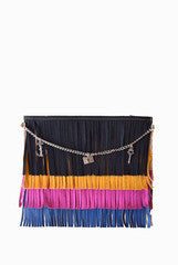 PC Clutches Multicolored Frills Sling
