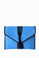 PC Clutches Blue Sleek Envelope