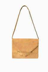 PC Clutches Beige Shoulder Bag