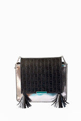 PC Clutches Silver Triple Pocket Sling