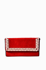 PC Clutches Pearl Red Clutch
