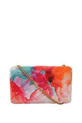 Pandora Printed Round Clutch bag