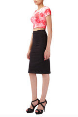 Pandora Neon Pink Crop Top