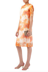 Pandora Classy Printed Organza Dress