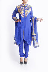 Praanaa Royal Blue Suit Set