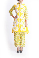 Praanaa Yellow Palazzo Set