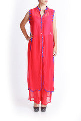 Praanaa Red Palazzo Set