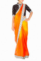 Priti Sahni Silk Ombre Dyed Saree