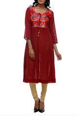 Preeti Tomar Marcella Foliage Tunic