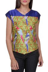 Preeti Tomar Green Parrots Jacket