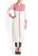 Regal Armoire White & Red Kurta