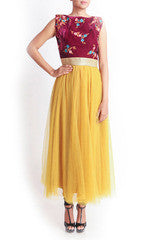 Regal Armoire Red & Yellow Anarkali