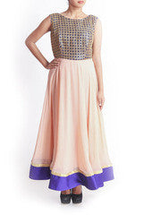 Regal Armoire Cream & Blue Gown