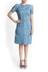 Regal Armoire Blue Suede Dress