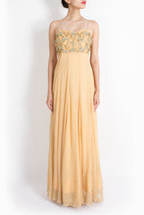 Red Couture Nude Cocktail Dress