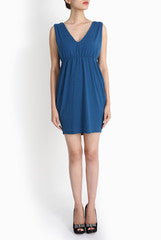 Red Couture Blue Mini Dress