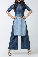 Vishala Shree Anila Denim Kurta and Pant