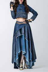 Vishala Shree Sahira Denim Two Piece