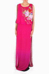 RSVP Shaded Fuschia Blouse-on Gown