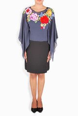 RSVP Layered Tunic with embedded Poncho