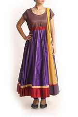 Sagar Tenali Purple Anarkali