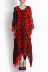 Shanaya Black And Red Colour Kurti