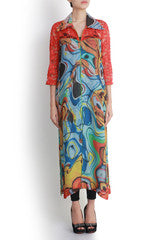 Shanaya Red Printed Kurti