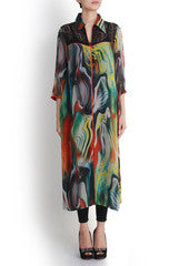 Shanaya Black Printed Kurti