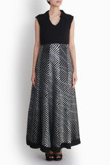 Shanaya Black Printed Dress