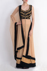 Shanaya Peach Anarkali Dress