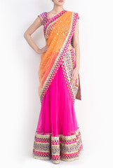 Shanaya Pink & Orange Lehenga Choli