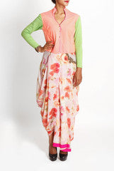 SHP Pink Dhoti Suit