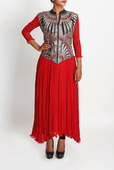 SHP Red Bodice Anarkali