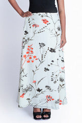 Sindhu Reddy Blue Printed Skirt