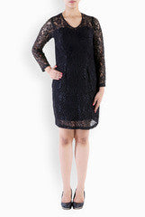 SIYA Black Lace Dress