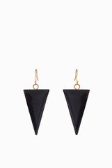 SIYA Black Triangle Earings