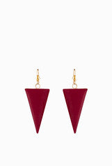 SIYA Black Triangle Earrings